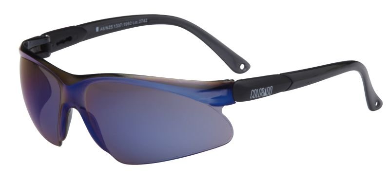 COLORADO Safety Glasses - Blue Mirror Lens