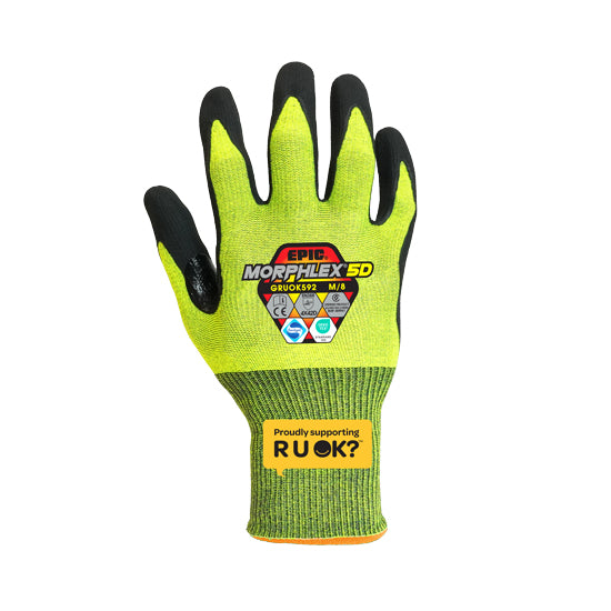 Glove EPIC® Morphlex™ R U OK? 5D Cut Resistant Nitrile