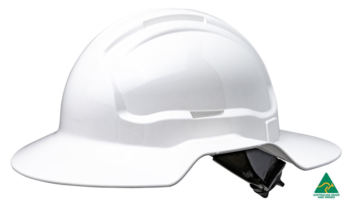 Broadbrim Non-Vented Hard Hat