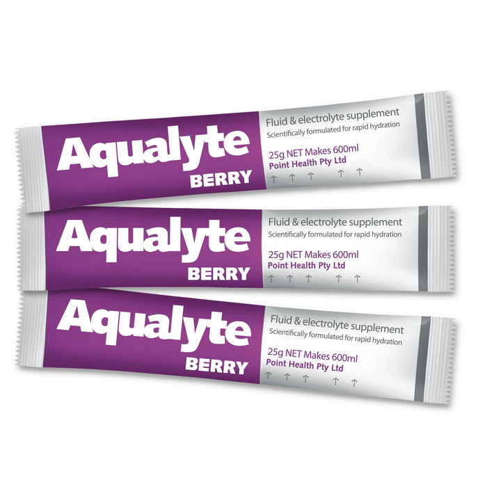 Aqualyte Berry Flavour, 25g Sachets, Box of 50