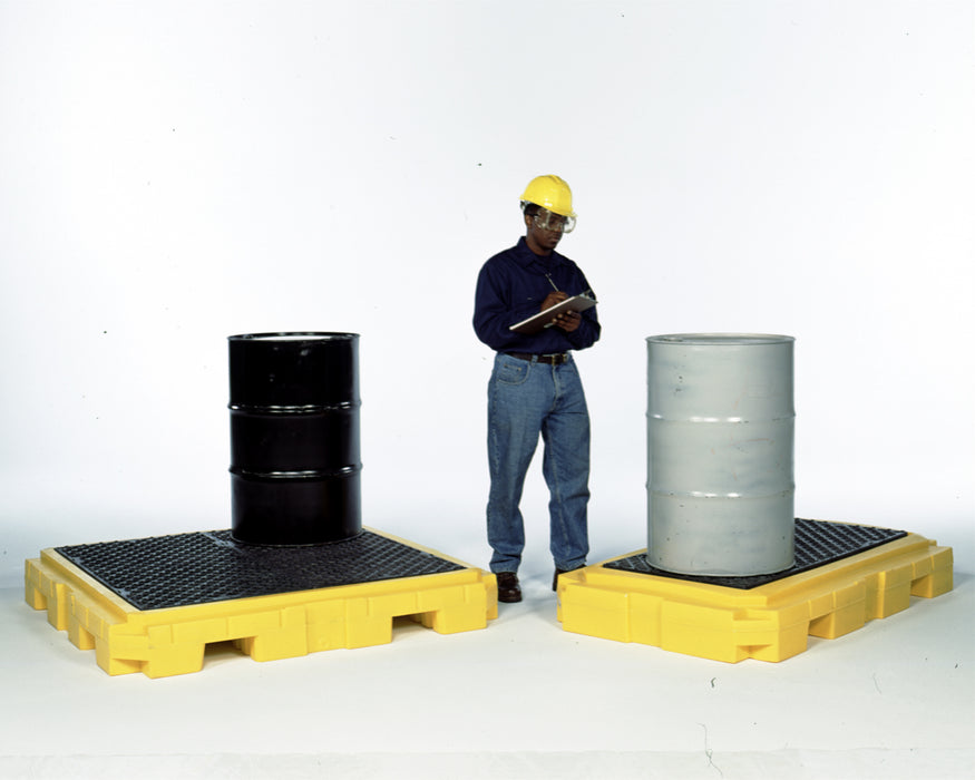 Ultra - Drum Spill Pallet 4 Drum Plus, No Drain LLDPE