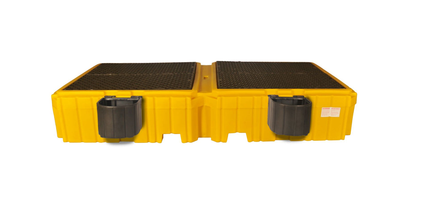 Ultra - IBC Spill Pallet Twin 2 Bucket Shelves No Drain