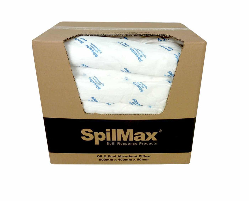 SpilMax Large Absorbent Pillow - Oil & Fuel (500mmL x 400mmW x 50mmH)