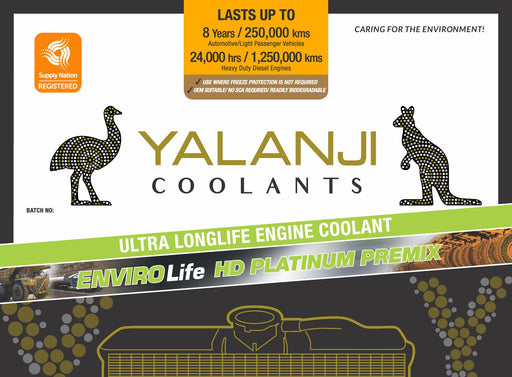 Envirolife Heavy Duty Platinum Coolant Premix - 1000 Litres