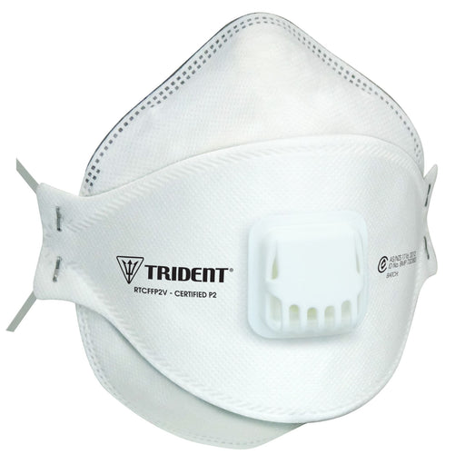 Respirator TRIDENT® Flat Fold P2 Valved 