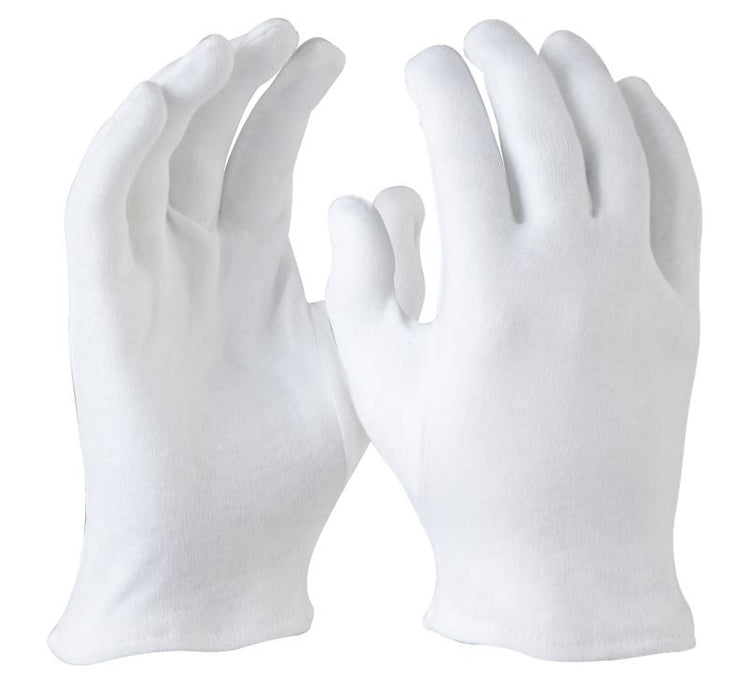 Maxisafe Interlock Poly/Cotton Glove - Hemmed Cuff