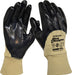 Blue Knight Nitrile 3/4 Dipped Glove, Knit Wrist