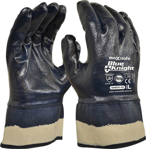 Blue Knight Heavy Duty, Fully Dipped with Safety Cuff