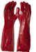 Maxisafe Red PVC Gauntlet - 45cm