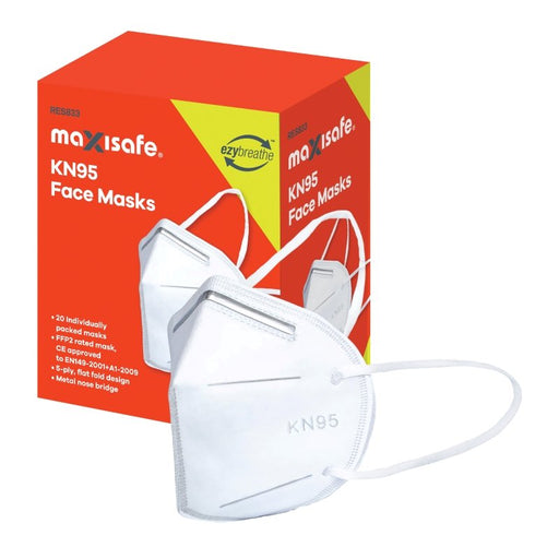 KN95 Flatfold mask with earloops