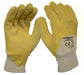 Premium Yellow Latex Coated Glass Gripper Glove