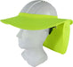 Maxisafe Hard Hat Brim with Neck Flap