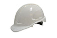 Maxisafe White Unvented Hard Hat - Sliplock Harness