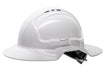 Broad Brim Vented Hard Hat – Ratchet - Choose Colour