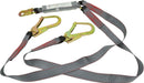 Maxisafe Double Lanyard w/ Snaphook & Scaffold Hook