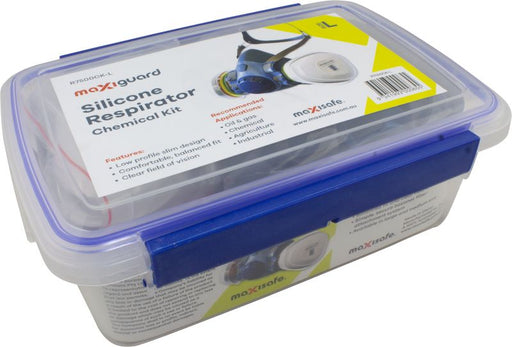 MaxiGuard Half Mask Respirator Chemical Kit