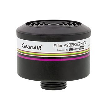 Single A2B2E2K2HgP3 filter with DIN Thread for CF02 mask