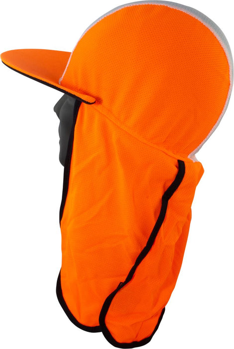 Maxisafe Orange Cap with Neck Flap