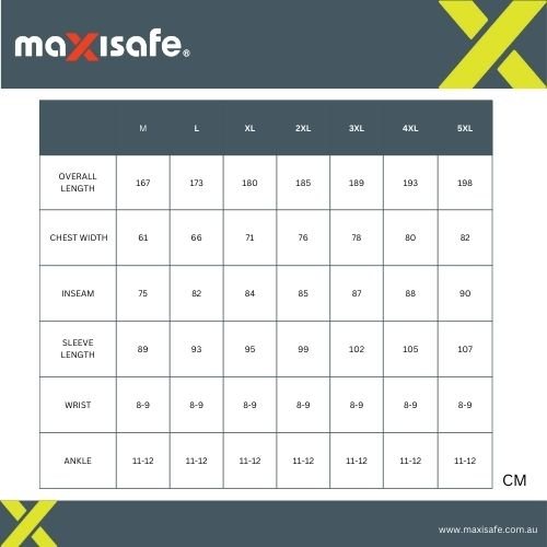 Maxisafe Bioguard Type 3/4/5/6 Coverall