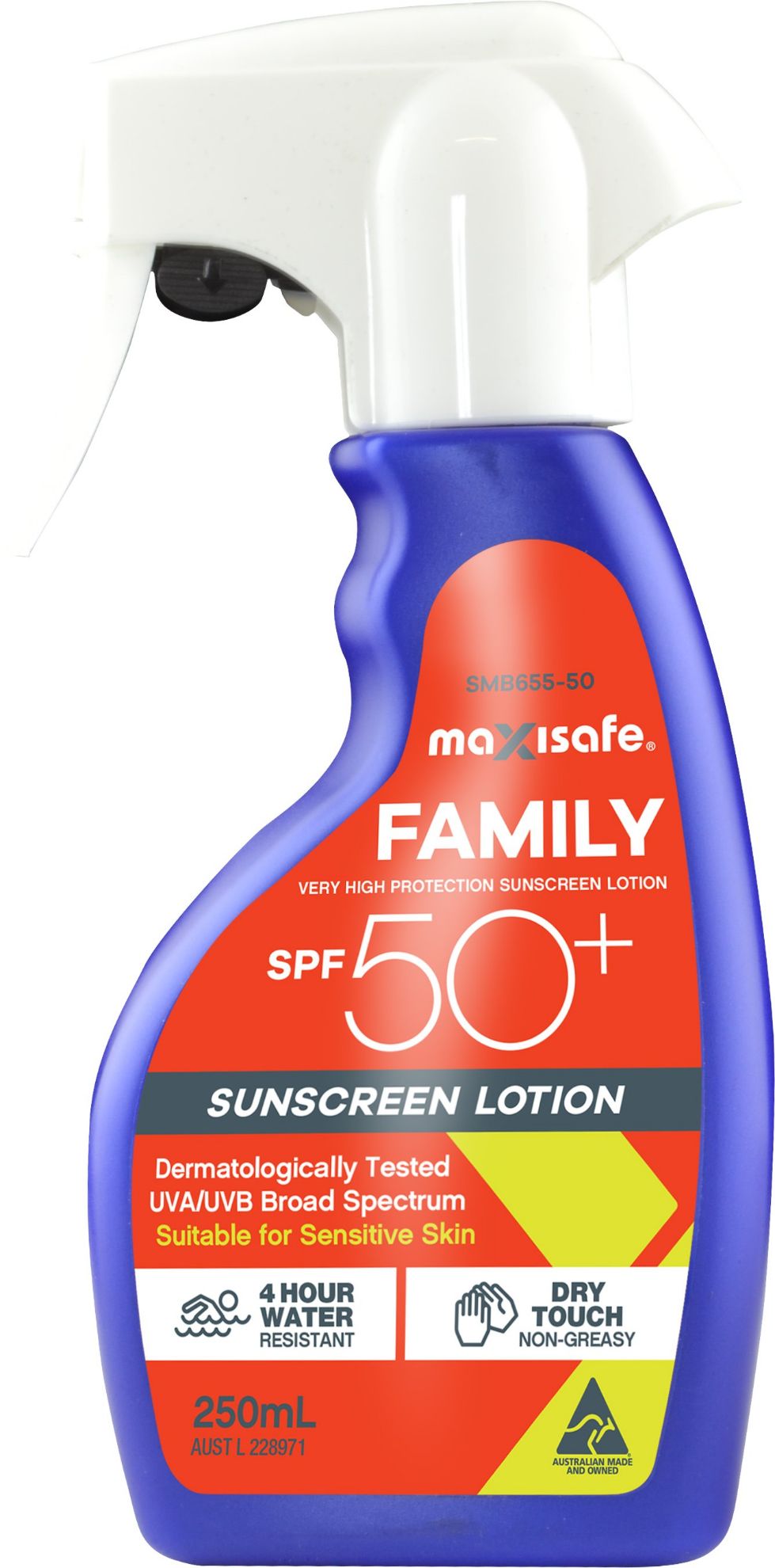 SPF 50+ Sprayable Sun Lotion - 250ml Spray Bottle — Yalanji Supplies