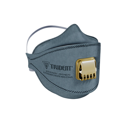 Respirator TRIDENT® Flat Fold P2 Carbon Valved 