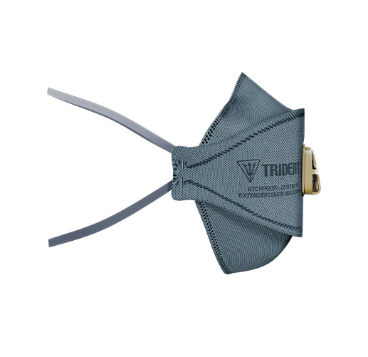 Respirator TRIDENT® Flat Fold P2 Carbon Valved 