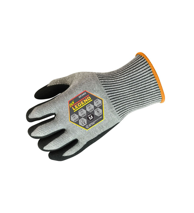 Glove Safety FKN Legend B, C, D, E Cut Resistant Nitrile