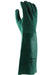 Maxisafe Green Double Dipped PVC Gauntlet - 45cm