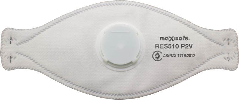 P2 3-Panel Flat fold Respirator with valve