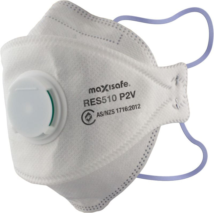 P2 3-Panel Flat fold Respirator with valve