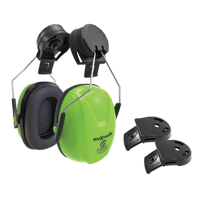 Maxisafe Helmet Mounted Earmuffs 26dB - Class 5
