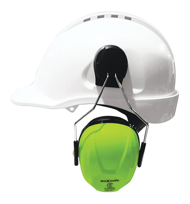 Maxisafe Helmet Mounted Earmuffs 26dB - Class 5