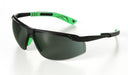 5X8 Safety Glasses, Gun Metal Frame, Smoke AS/AF Lens