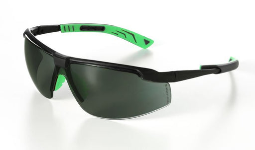 5X8 Safety Glasses, Gun Metal Frame, Smoke AS/AF Lens