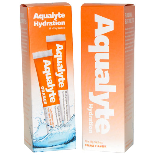 Aqualyte Orange Flavour , 25g Sachets, Box of 10