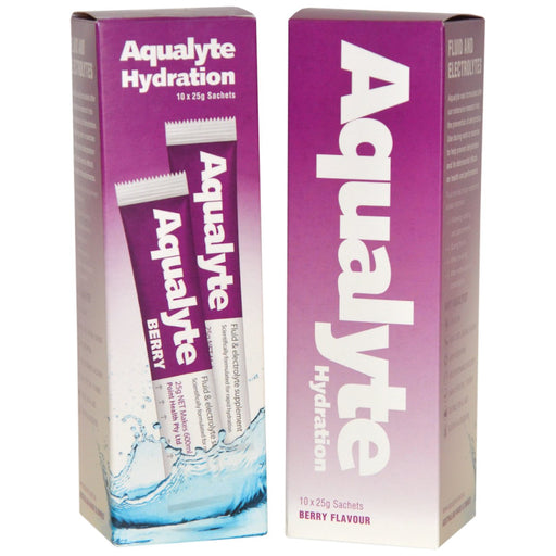 Aqualyte Berry Flavour, 25g Sachets, Box of 10