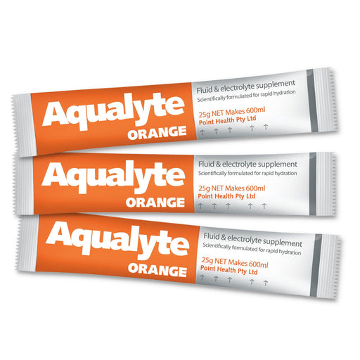 Aqualyte Orange Flavour, 25g Sachets, Box of 50