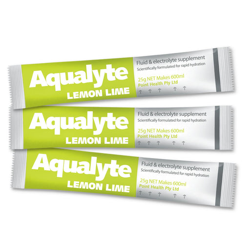Aqualyte Lemon/Lime Flavour, 25g Sachets, Box of 50