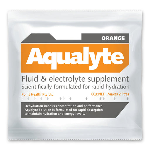 Aqualyte Orange Flavour, 80g Sachets, Box of 20