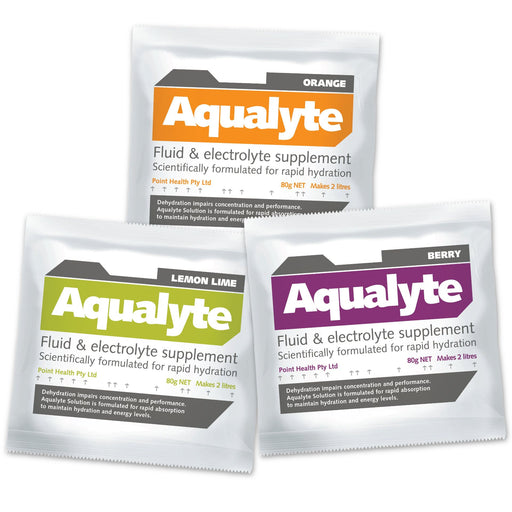 Aqualyte Mixed Flavours, 80g Sachets, Box of 20