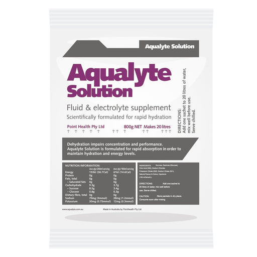 Aqualyte Berry Flavour, 800g Sachets, Box of 10