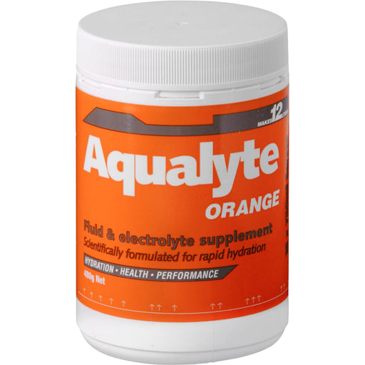 Aqualyte Orange Flavour, 480g Tub, Box of 10