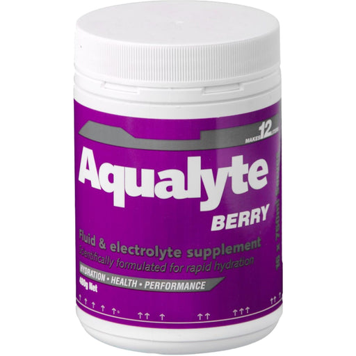 Aqualyte Berry Flavour, 480g Tub, Box of 10