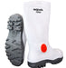 Stimela 'Executive' White Gumboots with Safety Toe
