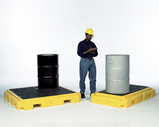 Ultra - Drum Spill Pallet 4 Drum Plus, No Drain LLDPE