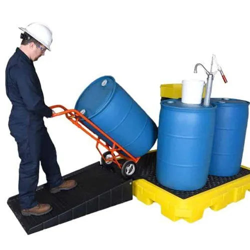 Ultra - Drum Spill Pallet 4 Drum Plus, with Drain LLDPE