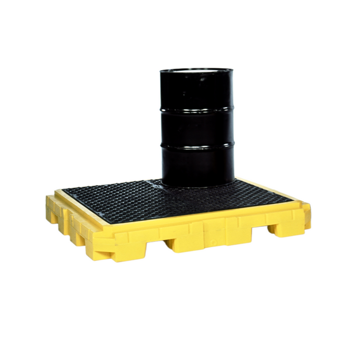 Ultra - Drum Spill Pallet 4 Drum Plus, with Drain LLDPE