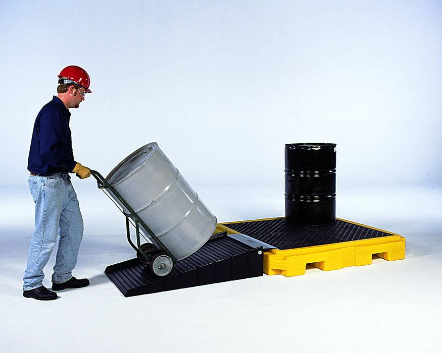 Ultra - Drum Spill Pallet 4 Drum Plus, with Drain LLDPE
