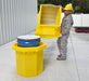 Ultra - Hard Top 1 Drum Plus Spill Pallet, Drain