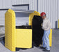 Ultra - Hard Top 2 Drum Plus Spill Pallet, Drain